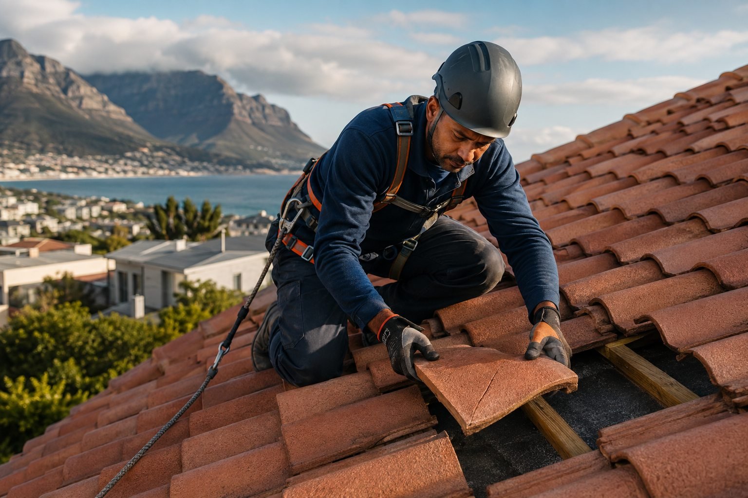 Roof repairs roofing detail.